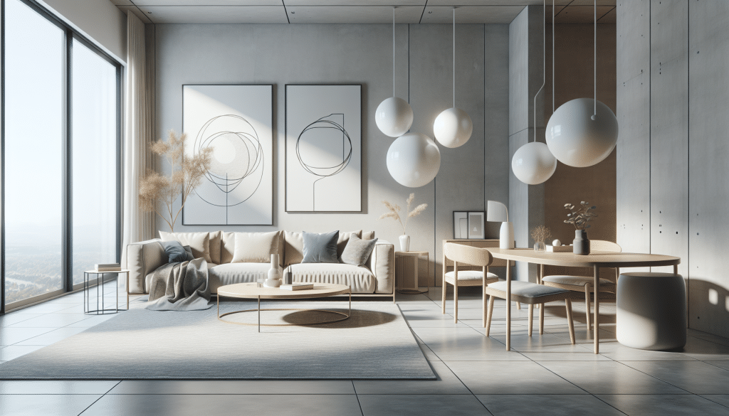 minimalist design living space